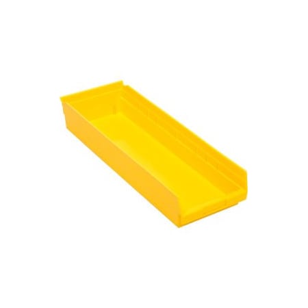 Quantum Storage Systems Shelf Storage Bin, Plastic, 6 PK QSB114YL